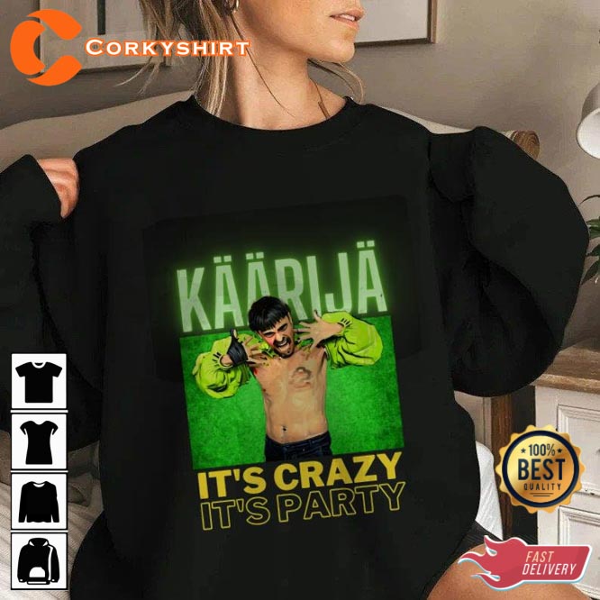 Kaarija Finland Eurovision 2023 It’s Crazy It’s Party Classic T-shirt For Fans