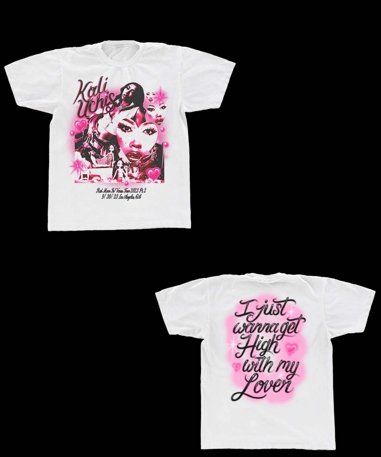 Kali Uchis Official Store Rmiv ‘high With My Lover’ La Tour T-shirt