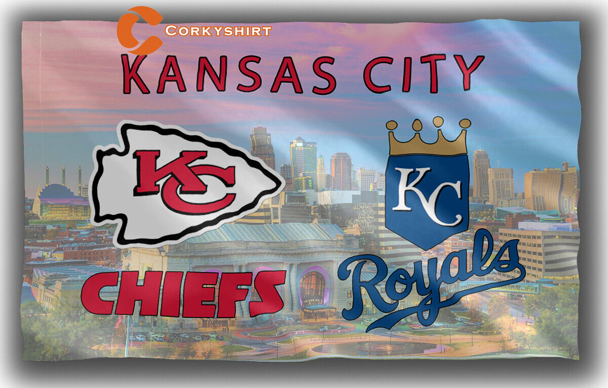 Kansas City Chiefs & Royals Flag Fan Best Banner 4