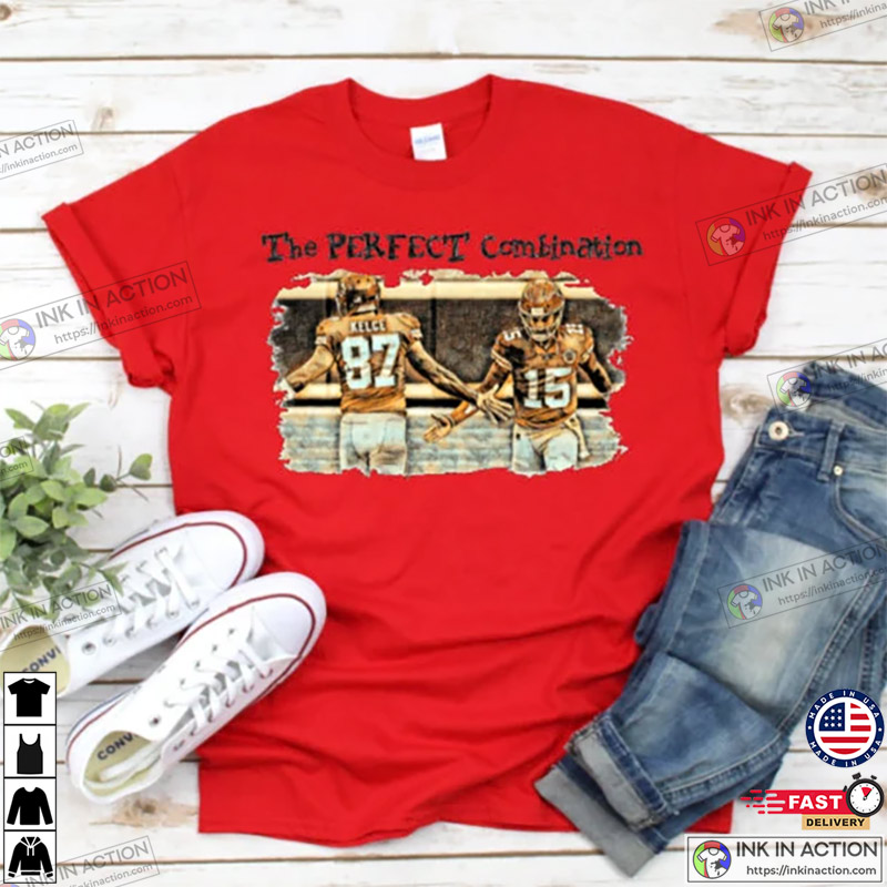 Kelce & Mahomes Kansas City Chiefs T-shirt