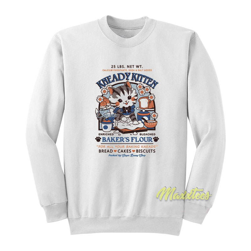 Kneady Kitty Baker's Flour Sweatshirt
