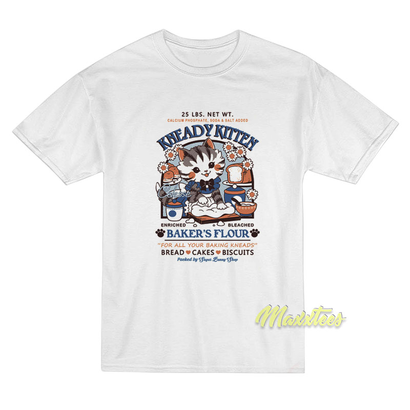 Kneady Kitty Baker's Flour T-shirt