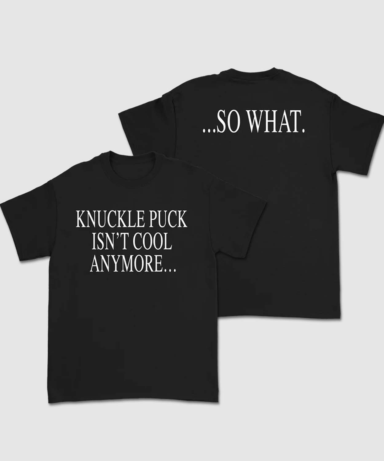 Knuckle Puck Merch Kp Isn’t Cool Anymore Shirt Black
