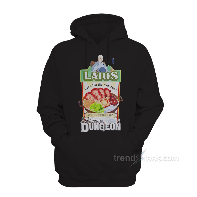 Laios Let's Eat The Monsters Delicious In Dungeon Hoodie