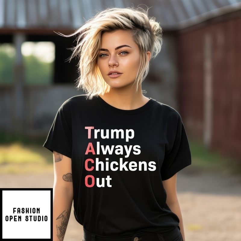 Lawrence O’donnell Taco Trump Always Chickens Out T-shirt