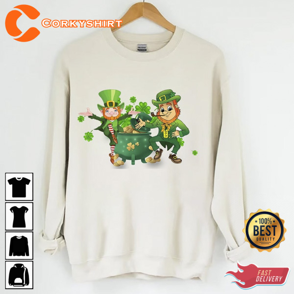 Leprechaun Griddy Dance St Patrick’s Day Irish Shirt