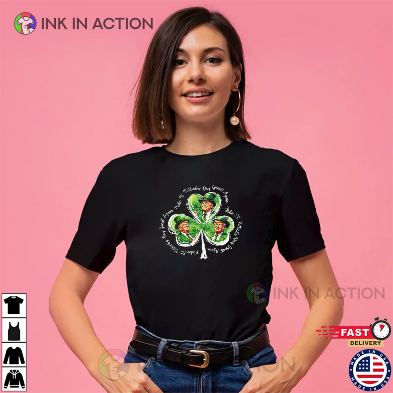 Leprechauns Trump St Patrick’s Day Shirt