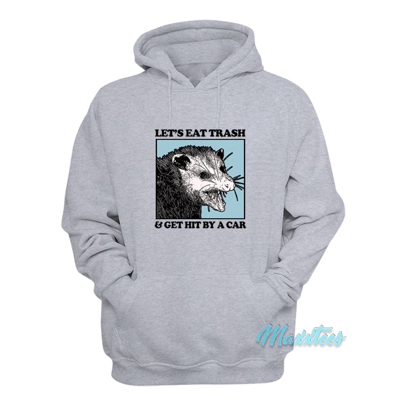 Let's Eat Trash And Get Hit By A Car Hoodie