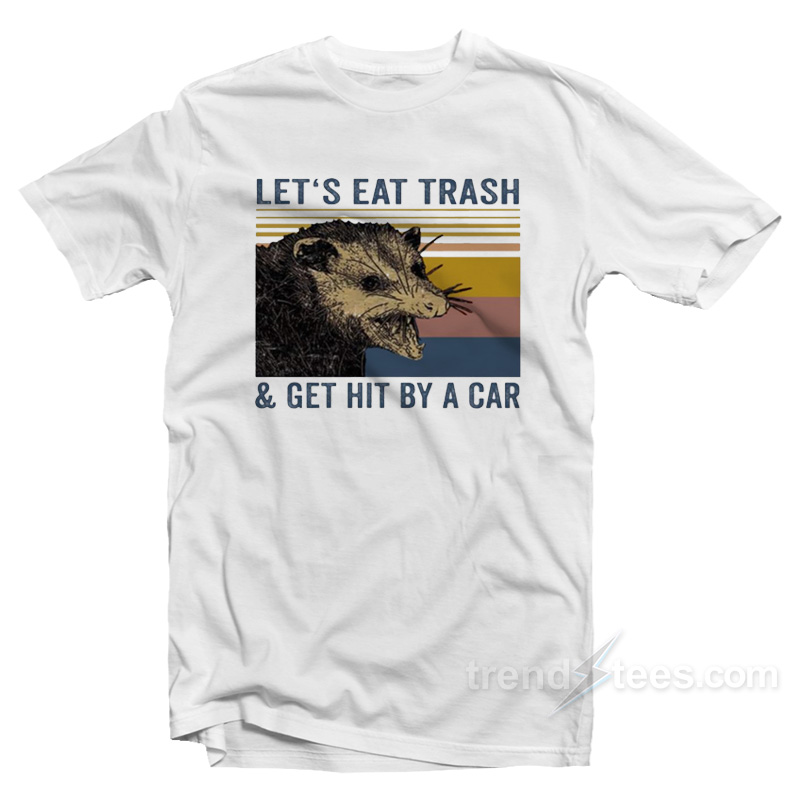 Let's Eat Trash And Get Hit By A Car Vintage T-shirt