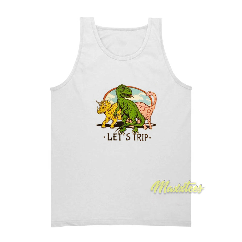 Let's Trip Dinosaur Tank Top