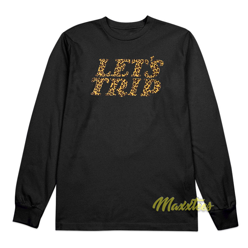 Let's Trip Leopard Long Sleeve Shirt