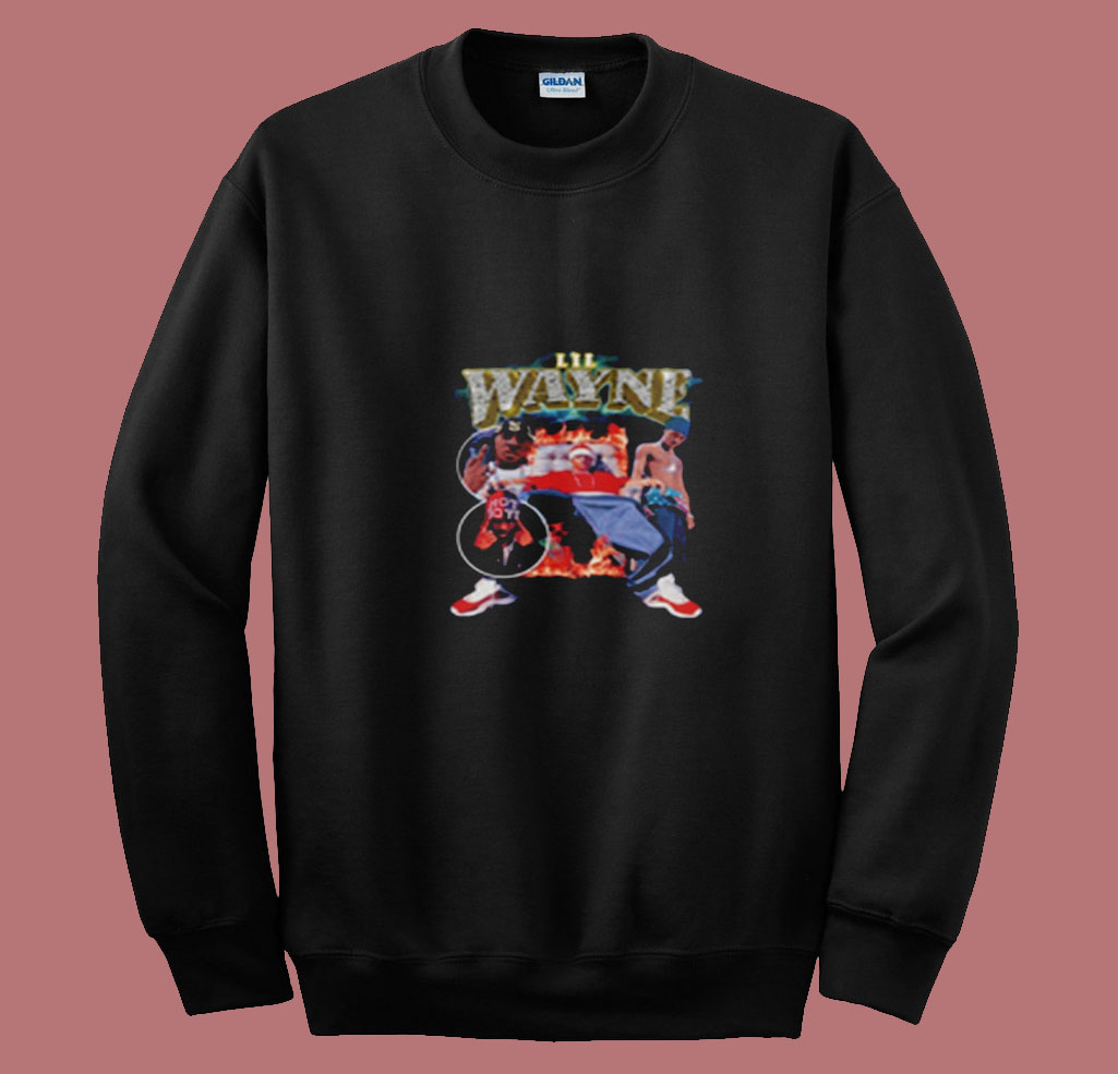 Lil Wayne Vintage Inspired 90's Rap Summer Sweatshirt