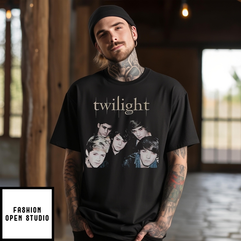 Louis’ Friend Wearing Twilight A New 1d Parody T-shirt