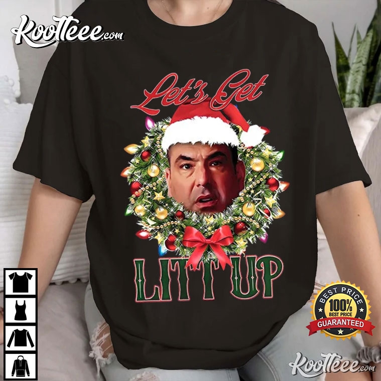 Louis Litt Let’s Get Litt Up Christmas T-shirt