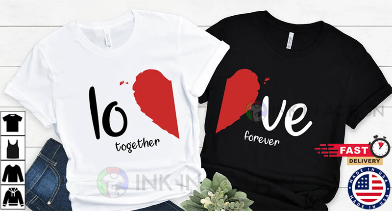 Lovers Shirt, Matching Couple Love Outfit, Mr Mrs Valentine’s Day Gift