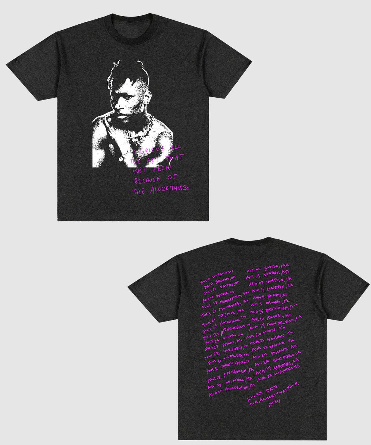 Lucky Daye Merch The Art That Isn’t Seen Tee