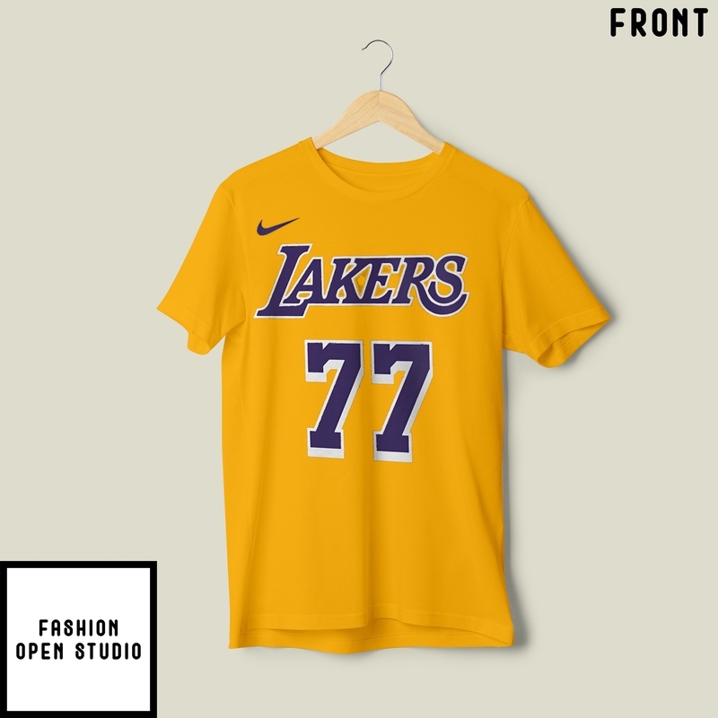 Luka Doncic Los Angeles Lakers Edition Name & Number T-shirt