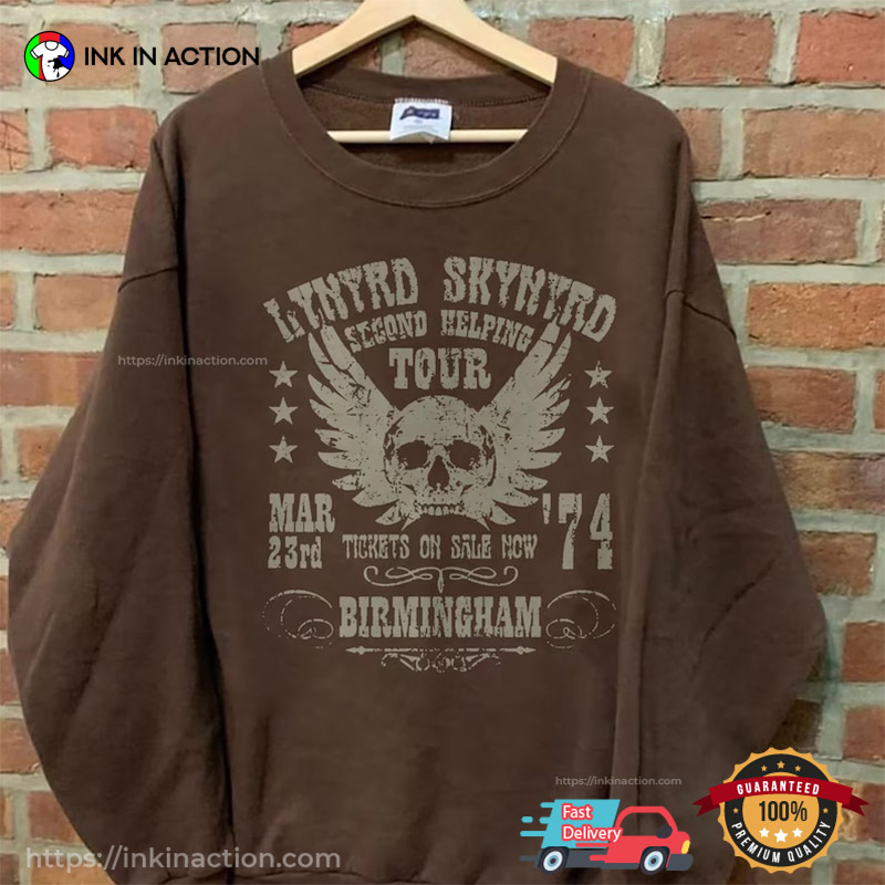 Lynyrd Skynyrd Second Helping Tour ’74 Birmingham Comfort Colors Tee