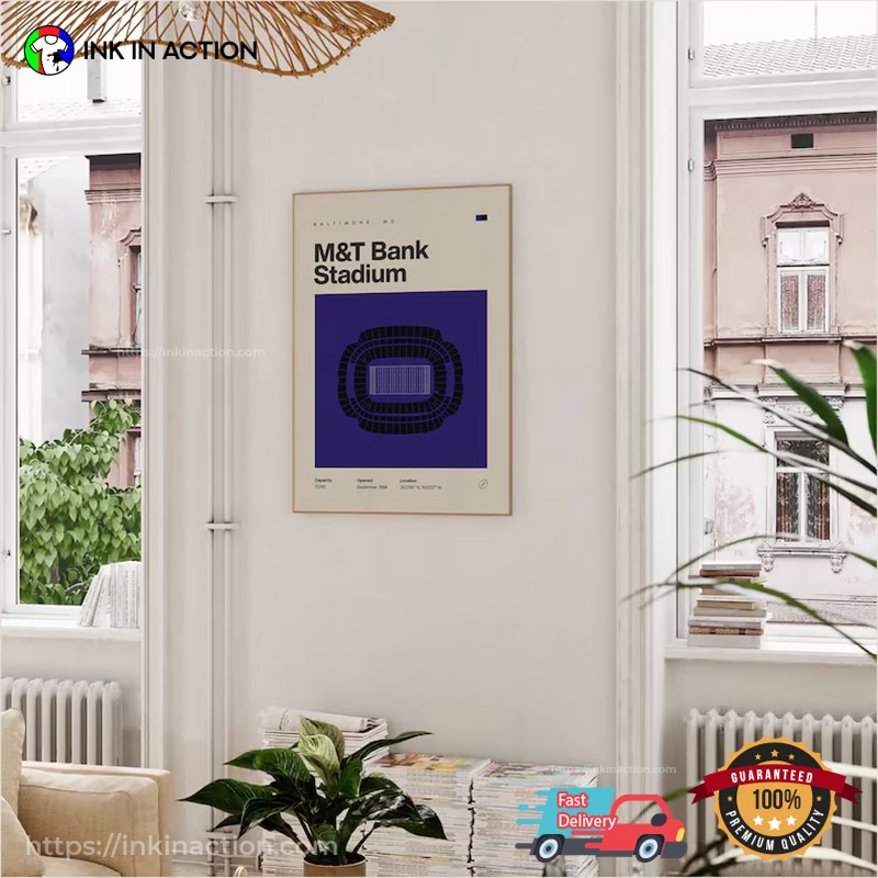 M&t Bank Stadium Baltimore Ravens Poster