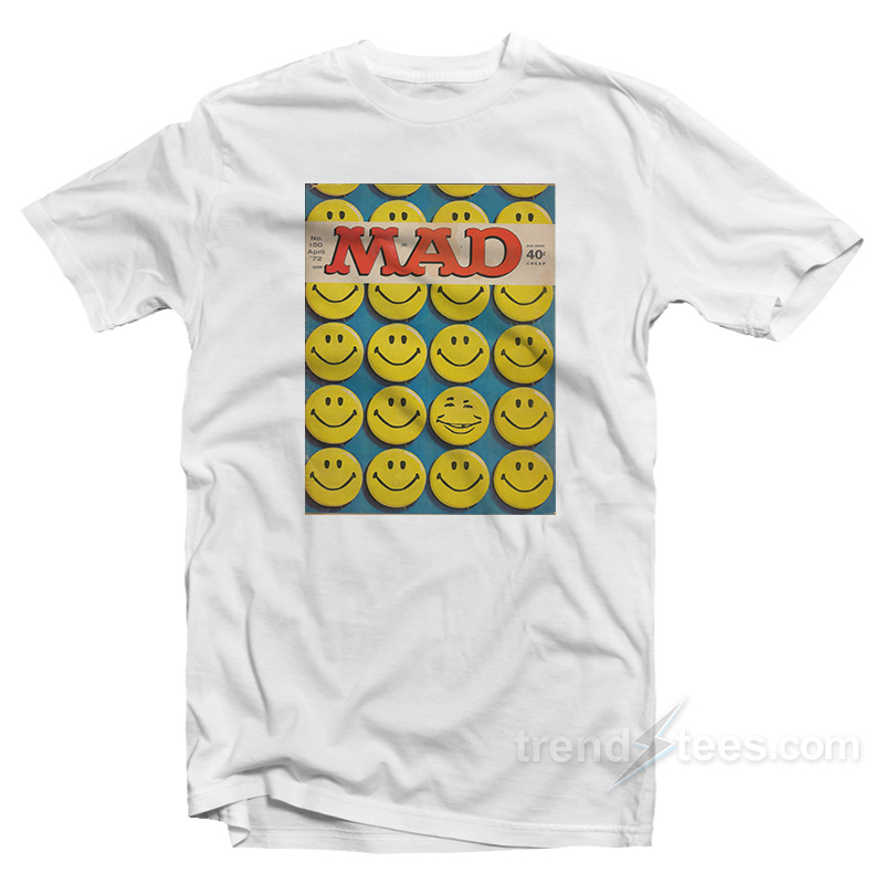 Mad Tv Magazine Cover Smiley Face That 70's Show Retro T-shirt
