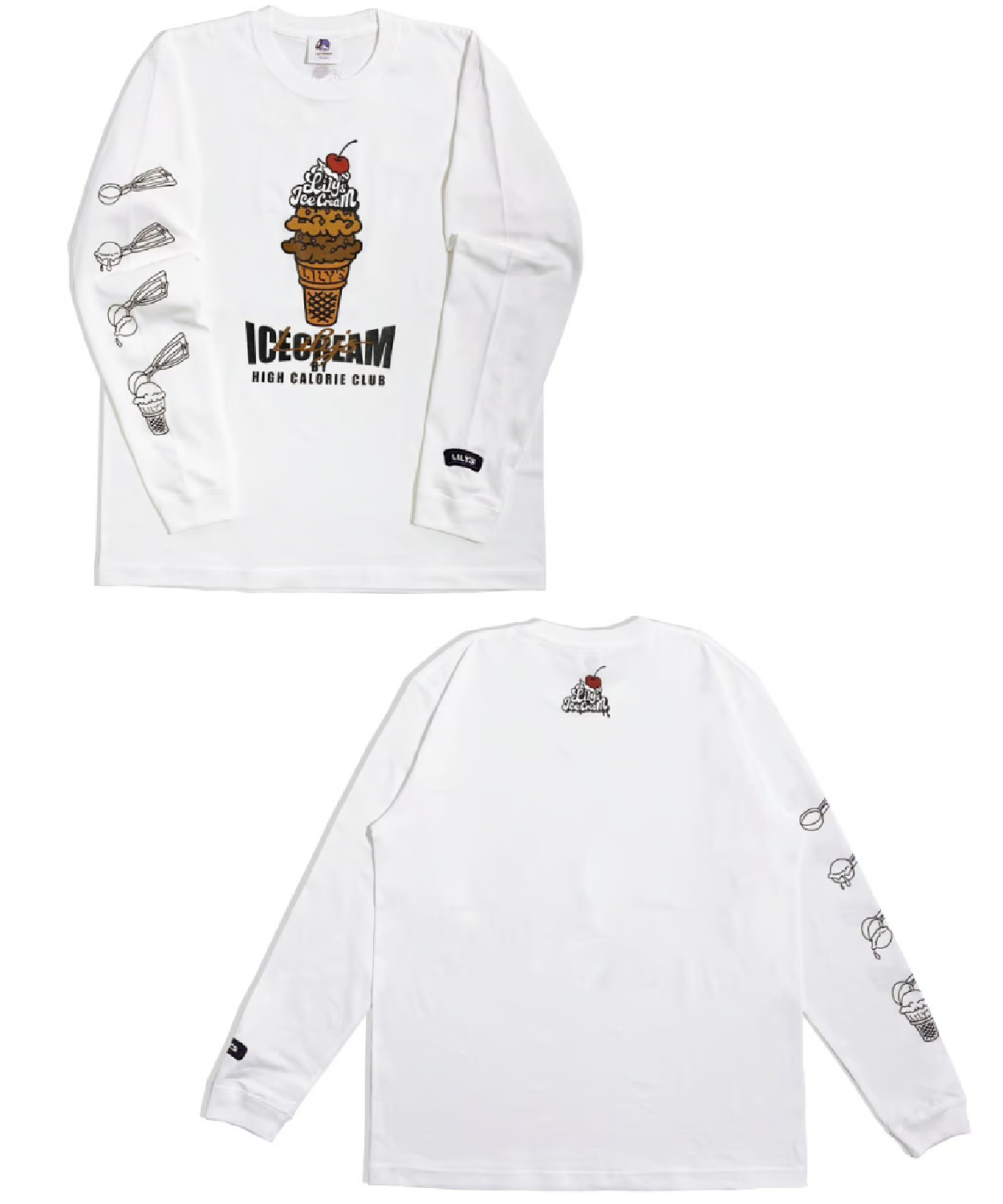 Making Icecream Brown Long Sleeve Lily’s Ice Cream Shop