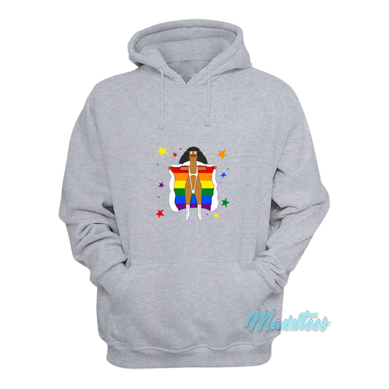 Marshmallow Bob's Burgers Pride Hoodie