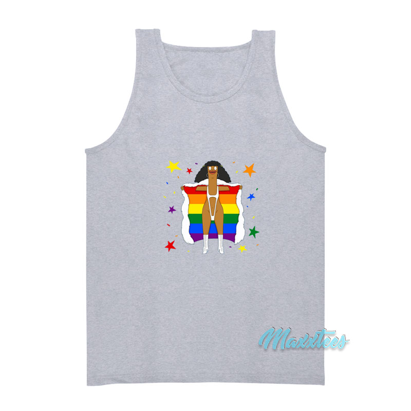 Marshmallow Bob's Burgers Pride Tank Top