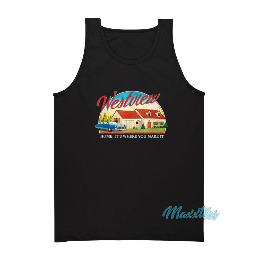 Marvel Wandavision Westview Home It's Where You Make It Tank Top