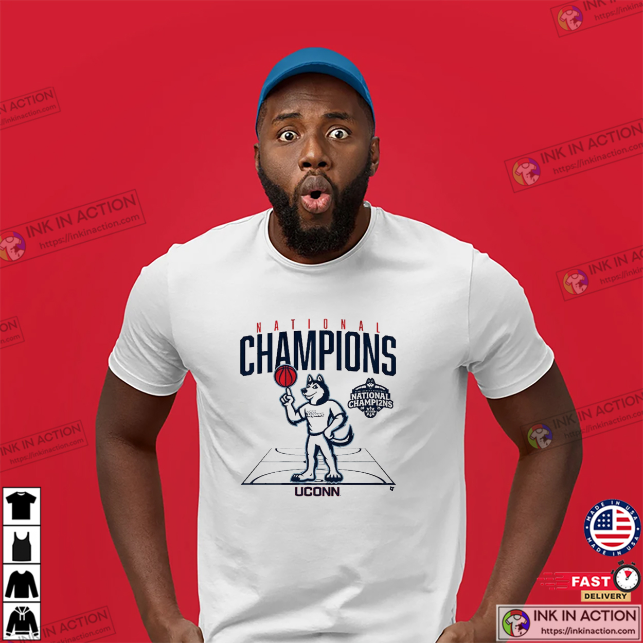 Mascot Uconn Huskies Women’s Basketball 2025 Ncaa National Champions T-shirt