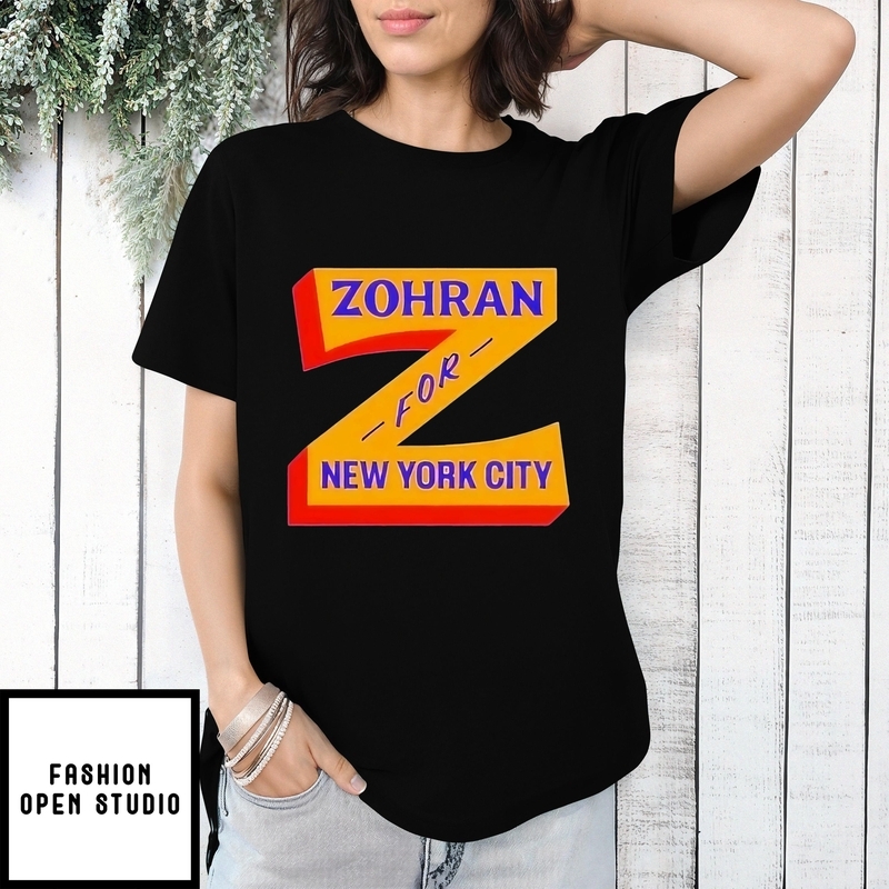 Mayor Mamdani 2025 Nyc’s First Muslim Mayor Z Sign T-shirt