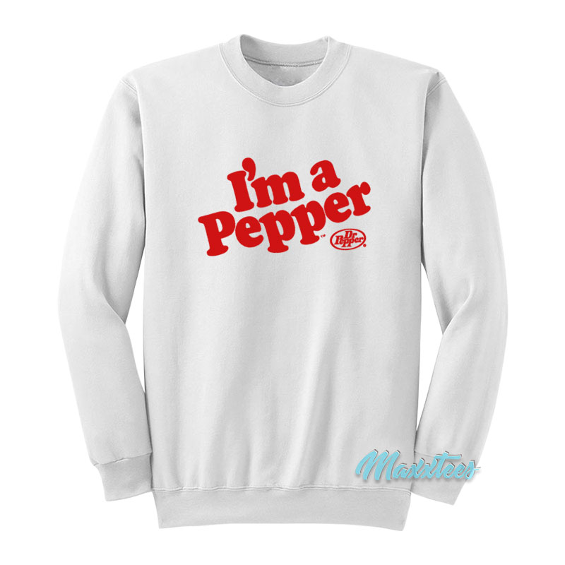 Mcr Gerard Way I'm A Pepper Dr Pepper Sweatshirt