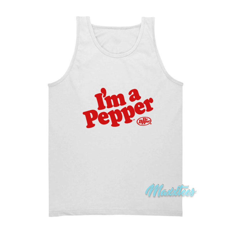 Mcr Gerard Way I'm A Pepper Dr Pepper Tank Top