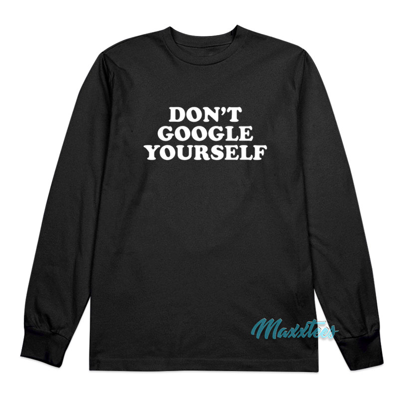 Mcr Mikey Way Don't Google Yourself Long Sleeve Shirt