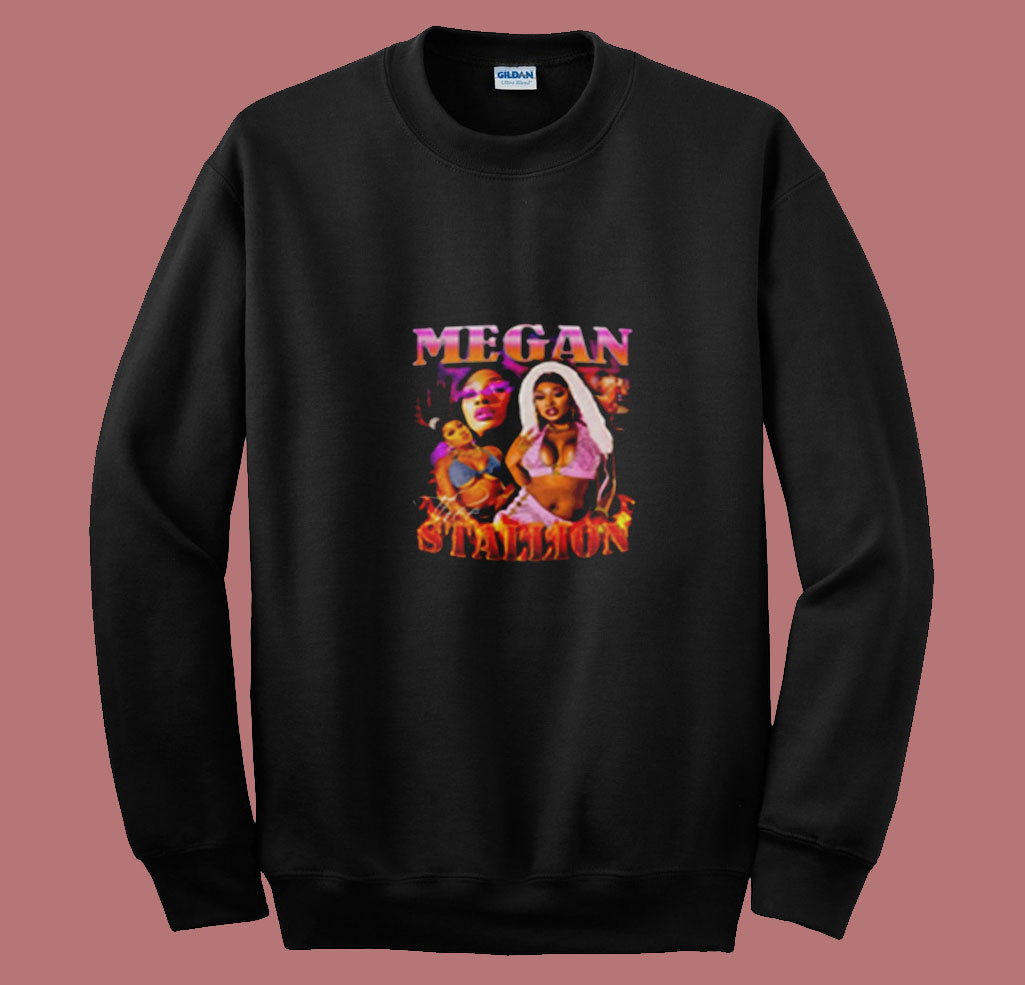 Megan Thee Stallion Vintage Inspired 90's Rap Summer Sweatshirt