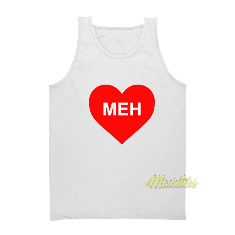 Meh Valentine's Day Heart Tank Top