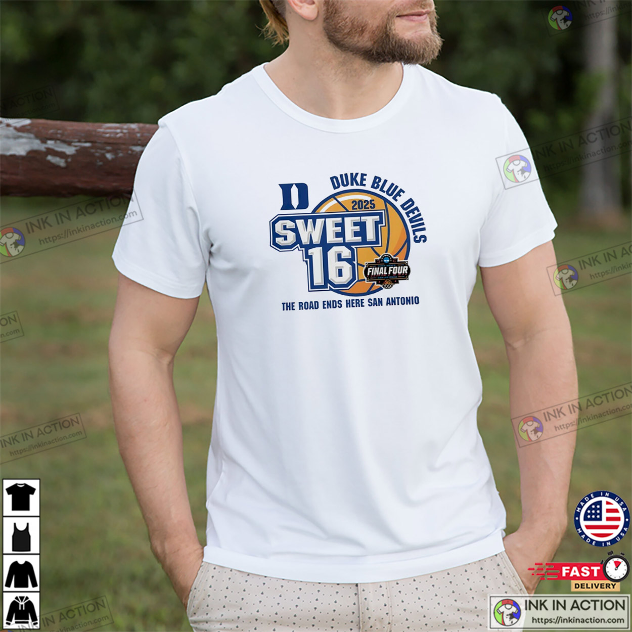 Men’s Basketball Sweet 16 Final Four Duke Blue Devils T-shirt