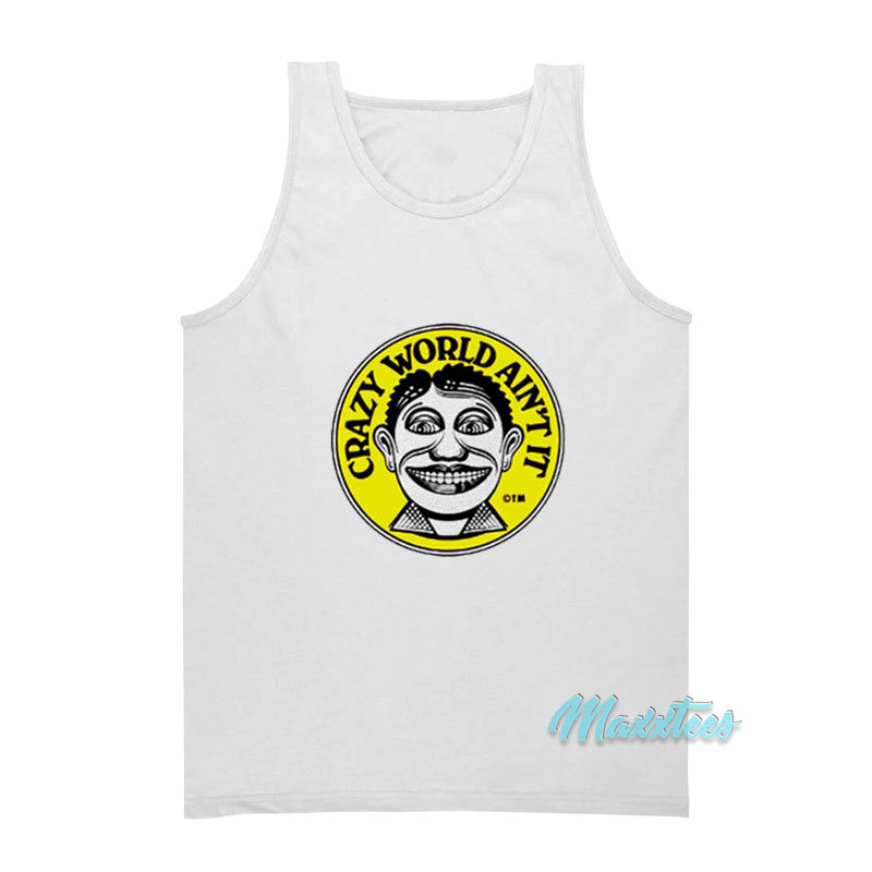 Mick Jagger Crazy World Ain't It Tank Top