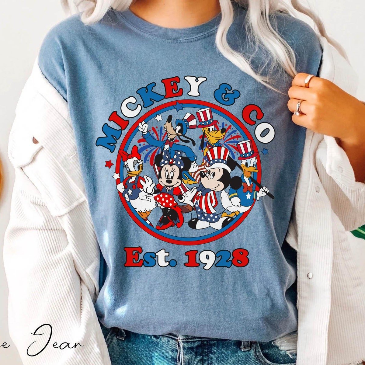 Mickey & Co Patriotic Shirt Disney 4th Of July 2024