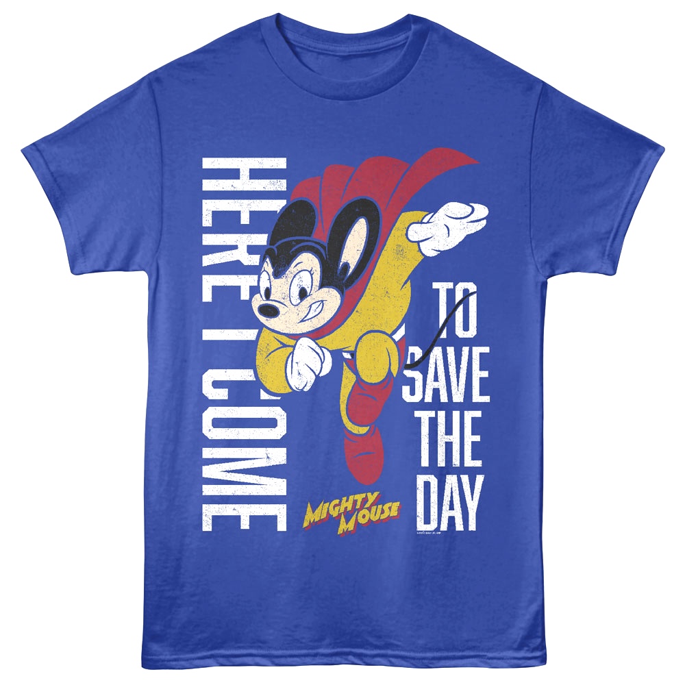 Mighty Mouse To Save The Day Men's T Shirt