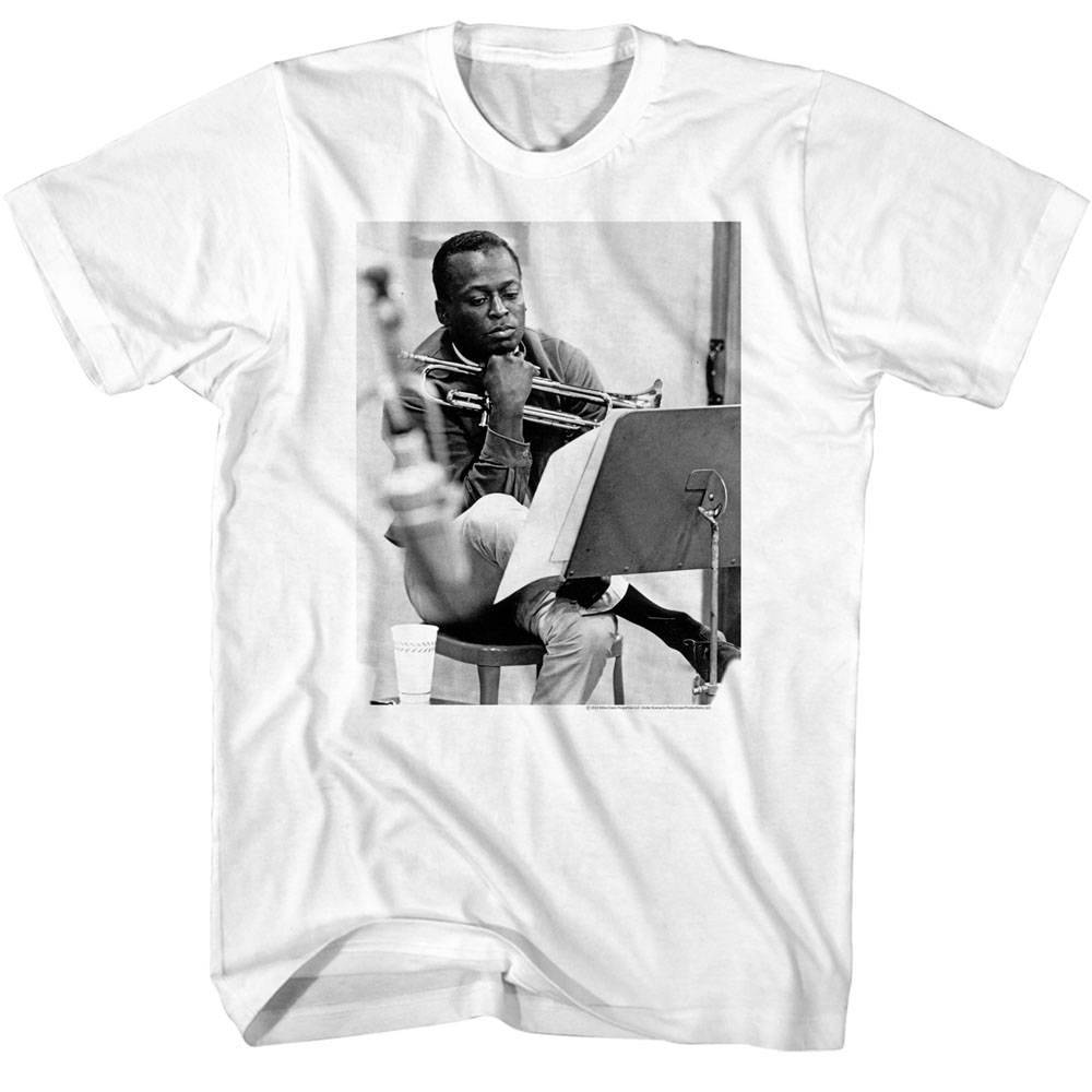 Miles Davis In Recording Studio Men's T Shirt