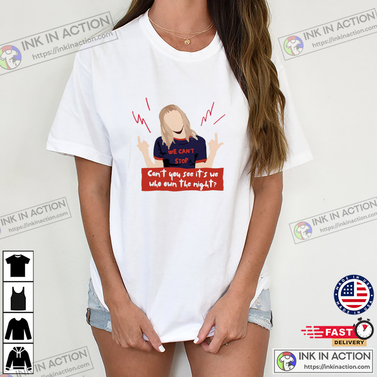 Miley Cyrus We Can’t Stop Lyrics Unisex T-shirt