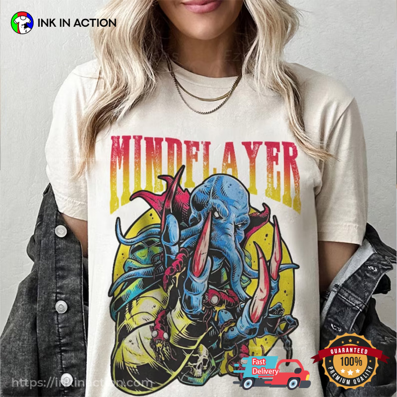 Mind Flayer Baldur’s Gate 3 Goty T-shirt