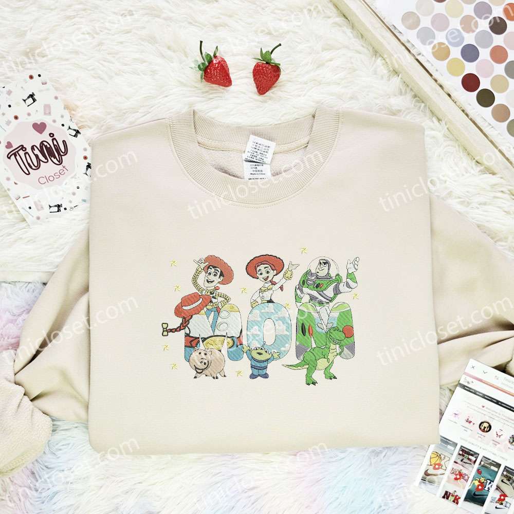 Mom Toy Story Mother’s Day Embroidered Shirt