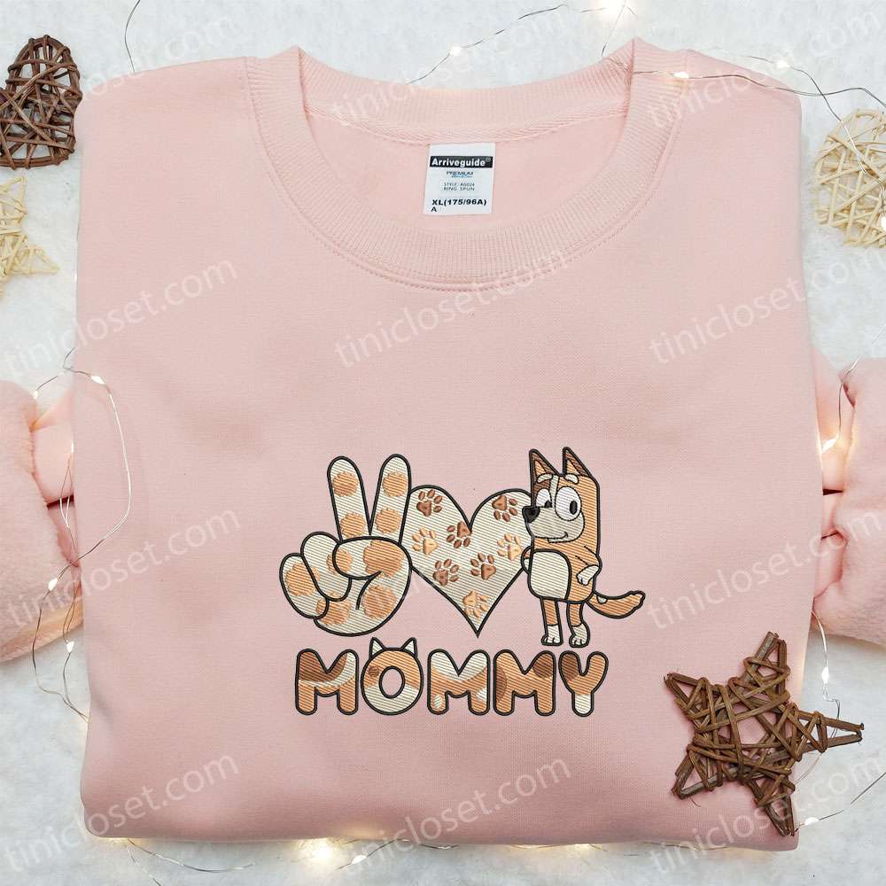 Mommy Chilli Embroidered Shirt, Disney Characters Embroidered Shirt, Best Mother’s Day Gift Ideas