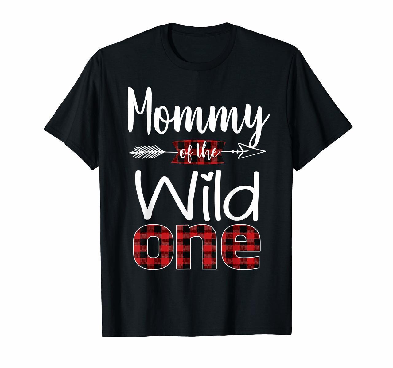 mom of the wild one shirt lumberjack