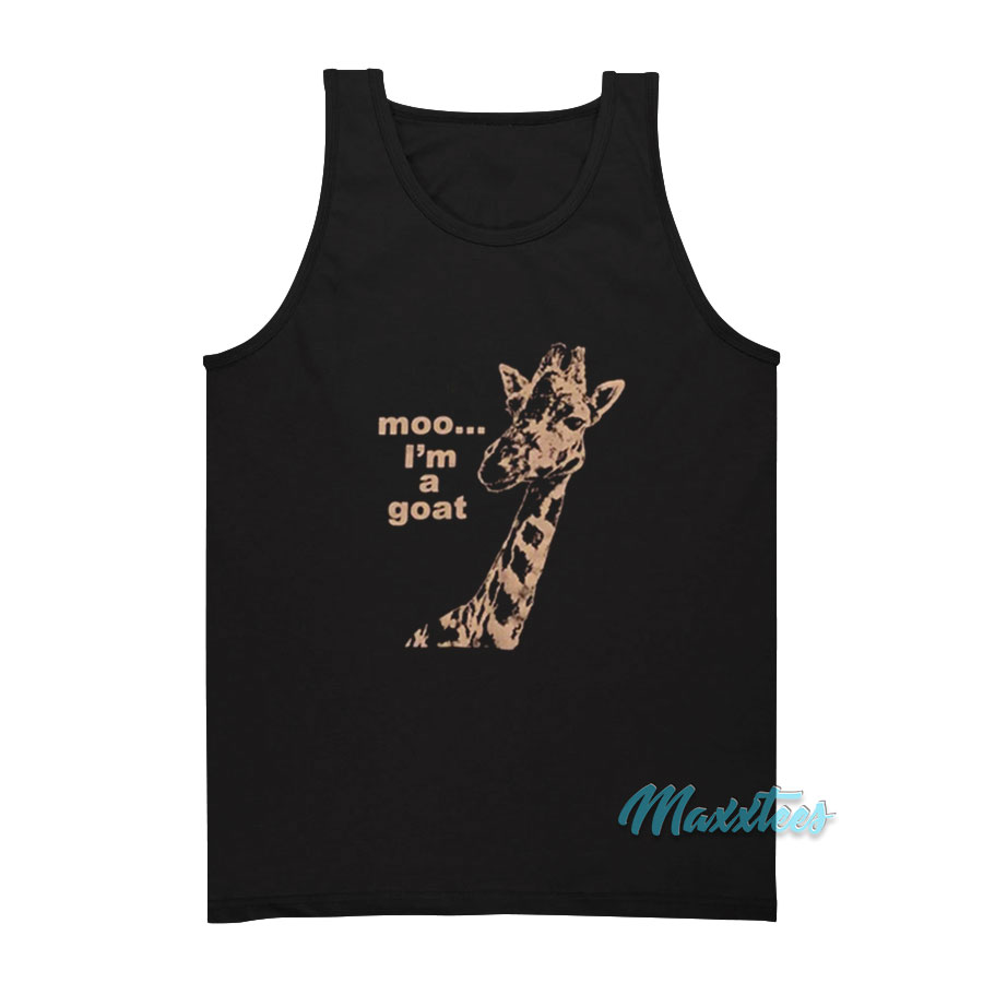 Moo I'm A Goat Giraffe Tank Top
