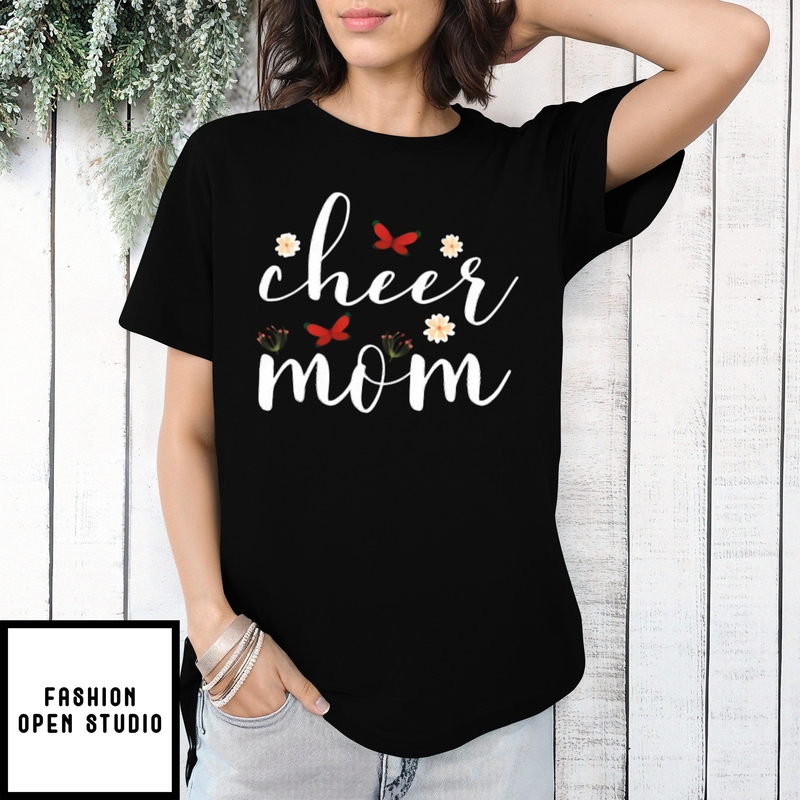 Mother’s Day Funny Gift Ideas Apparel Cheer Mom Gift T-shirt