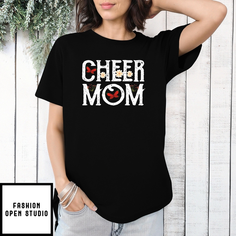 Mother’s Day Funny Gift Ideas Apparel Cheer Mom T-shirt