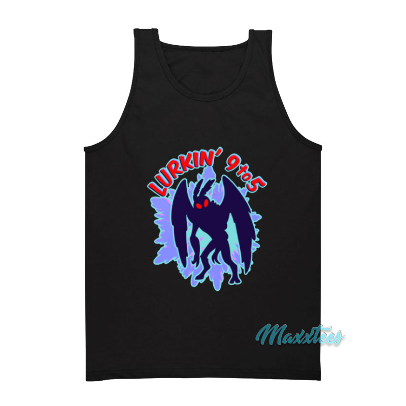 Mothman Lurkin' 9 To 5 Tank Top