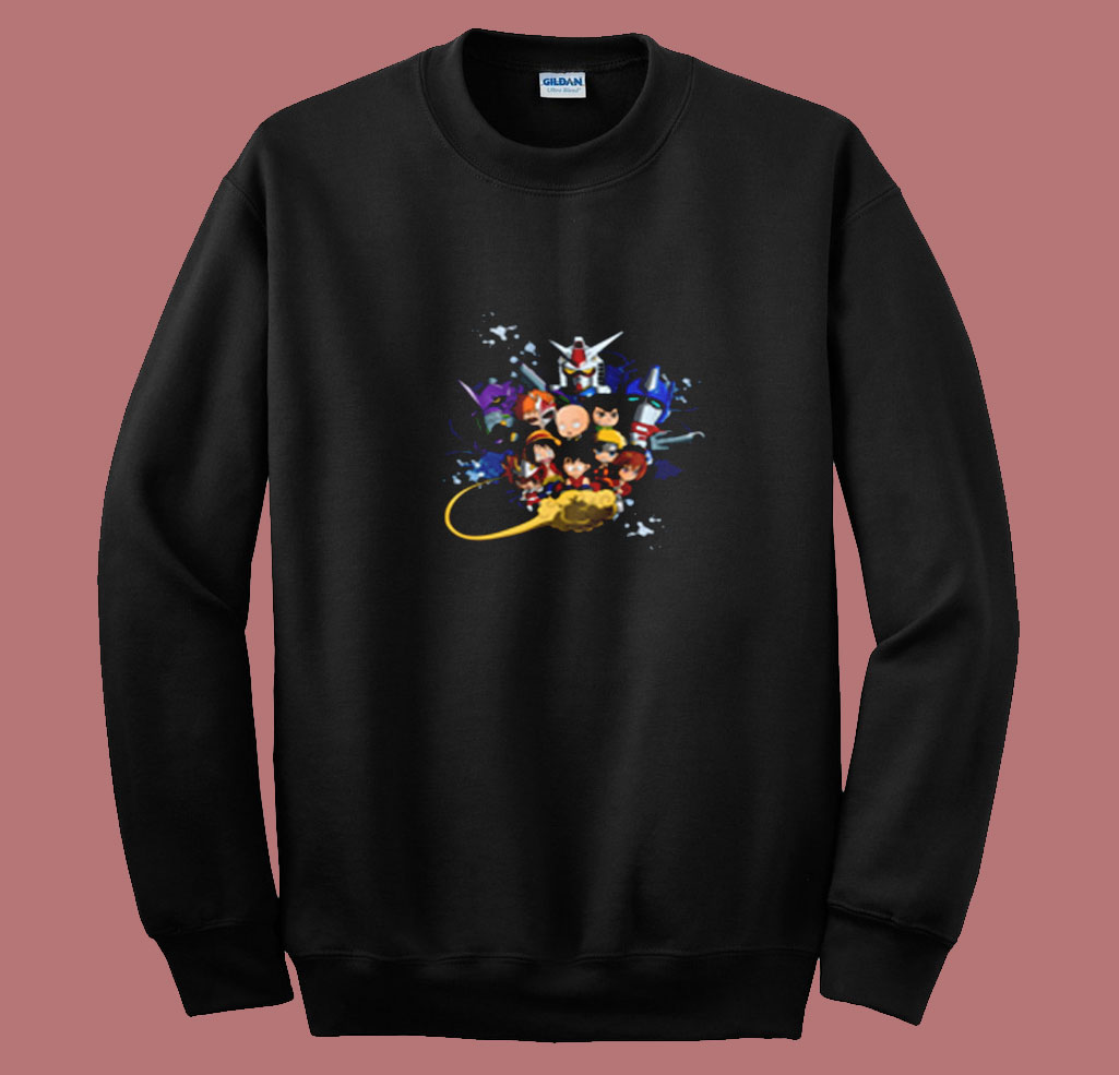 My Childhood's Superheroes Summer Sweatshirt